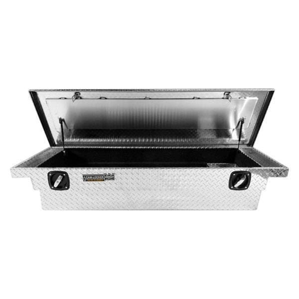 71in Low Profile Crossover Truck Tool Box, Polished Aluminum